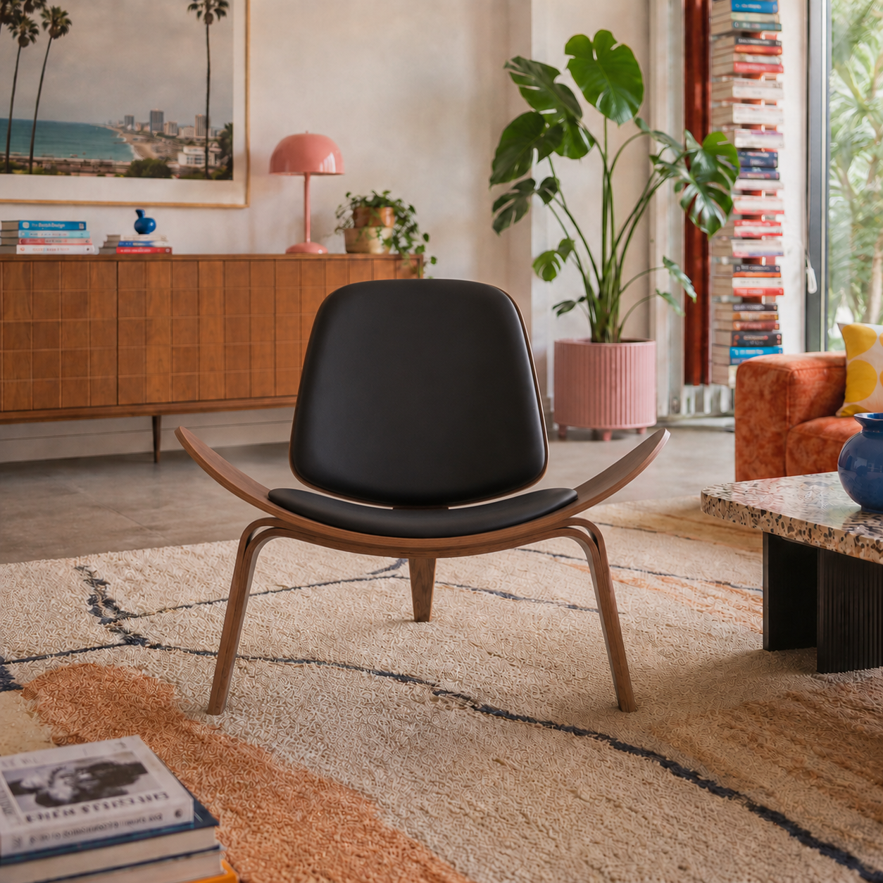 Oval Chair- צבע שחור
